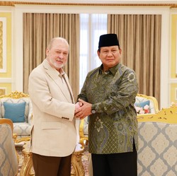 Prabowo Temui Raja Malaysia, Bahas Kerja Sama Pertahanan