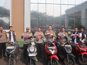 Polisi Tangkap 10 Pelaku Curanmor Modus Jual Motor Bekas, Ini Perannya