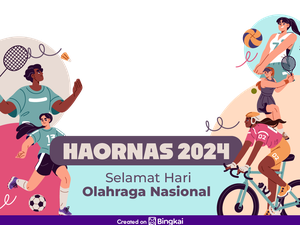 17 Twibbon Hari Olahraga Nasional 2024, Yuk Share di Medsos!