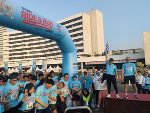Cak Imin Buka Fun Ride & Run Sambut HUT Ke-79 DPR RI