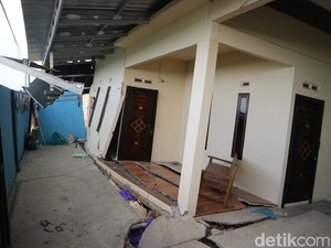 21 Rumah-Ruko di Purworejo Pati Rusak Akibat Tanah Gerak