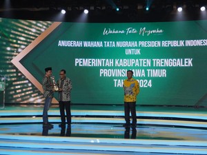 Kemenhub Beri Penghargaan Wahana Tata Nugraha ke Pemkab Trenggalek