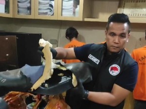 Sembunyikan Ganja di Paket Sparepart Motor, 4 Pria di Deli Serdang Ditangkap