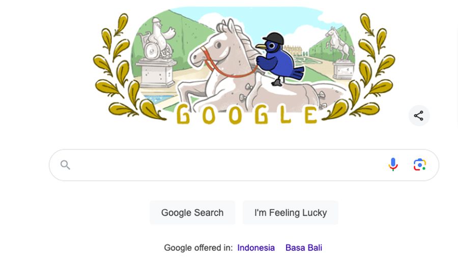 Tangkapan layar tampilan Google Search. (CNBC Indonesia)