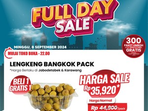 Obral Lengkeng Bangkok Murah, Cuma di Transmart Full Day Sale