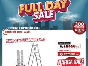 Tangga Multifungsi, di Transmart Full Day Sale Jadi Rp 1 Jutaan