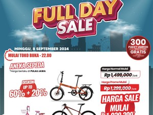 Murah Banget! Beli Sepeda di Transmart Full Day Sale Hematnya Kebangetan