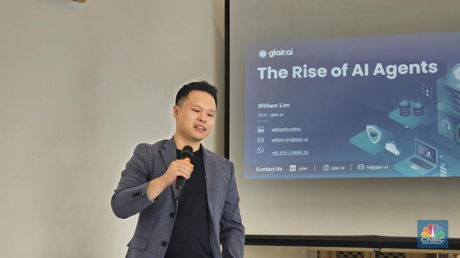 CEO Glair AI William Lim. (CNBC Indonesia/Intan)