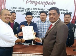 Bacalon Bupati Tapsel Dolly Ganti Wakilnya Usai Tak Ikut Tes Kesehatan