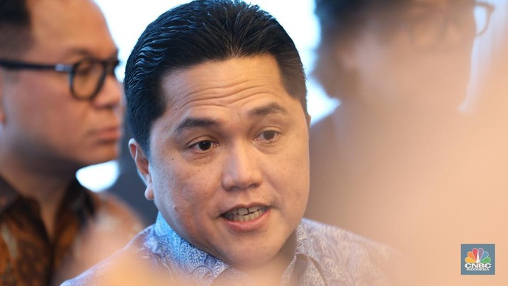 Menteri BUMN Erick Thohir. (CNBC Indonesia/Tri Susilo)
