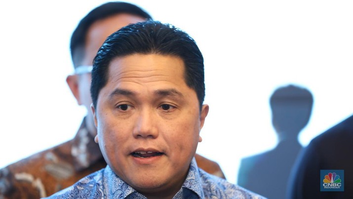 Menteri BUMN Erick Thohir. (CNBC Indonesia/Tri Susilo)