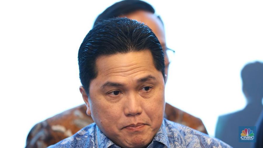Menteri BUMN Erick Thohir. (CNBC Indonesia/Tri Susilo)
