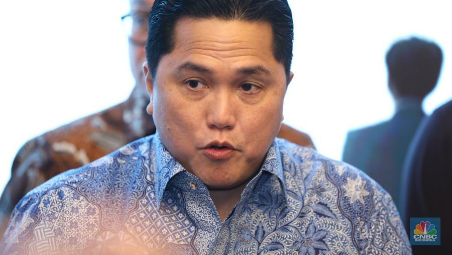 Menteri BUMN Erick Thohir. (CNBC Indonesia/Tri Susilo)