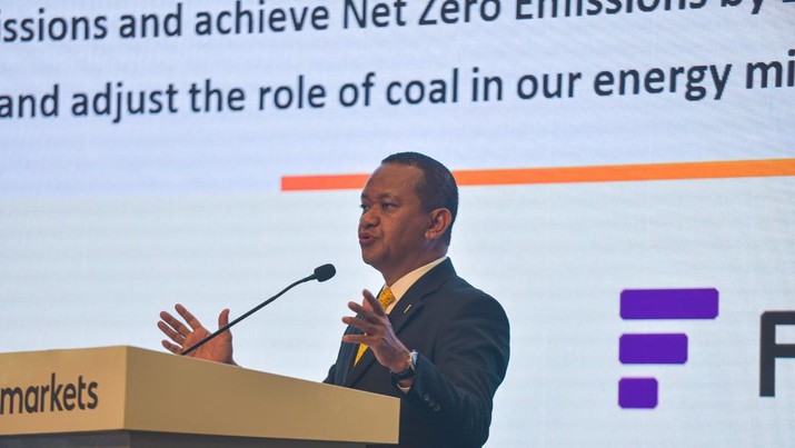 Menteri ESDM Bahlil Lahadalia di acara Coal Trans di Nusa Dua, Bali, Senin (09/09/2024). (Dok. Kementerian ESDM)