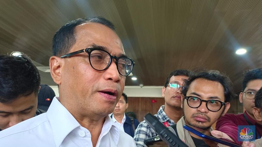 Menteri Perhubungan (Menhub) Budi Karya Sumadi. (CNBC Indonesia/Martya Sari)