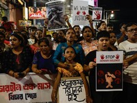 Ramai-Ramai Warga India Protes Pemerkosaan-Pembunuhan Dokter Magang