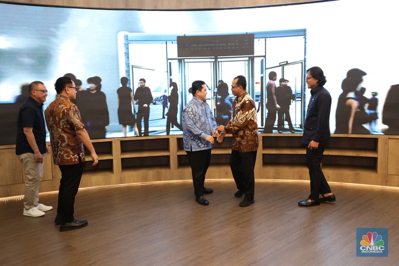 Peresmian Merger PT Angkasa Pura 1 dan PT Angkasa Pura 2 menjadi PT Angkasa Pura Indonesia, di kantor InJourney, Gedung Sarinah Lantai 14, Jakarta, Senin (9/9/2024). (²©²ÊÍøÕ¾/Tri Susilo) Peresmian Merger PT Angkasa Pura 1 dan PT Angkasa Pura 2 menjadi PT Angkasa Pura Indonesia, di kantor InJourney, Gedung Sarinah Lantai 14, Jakarta, Senin (9/9/2024). (²©²ÊÍøÕ¾/Tri Susilo)