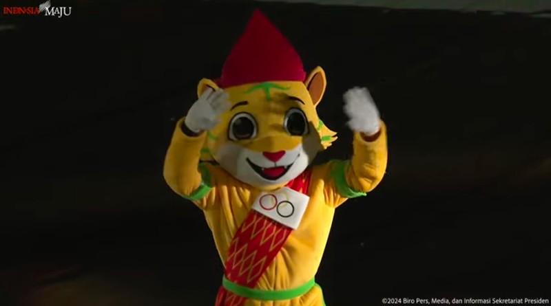 Peresmian Pembukaan Pekan Olahraga Nasional XXI, Banda Aceh, 9 September 2024. (Tangkapan Layar Youtube)
