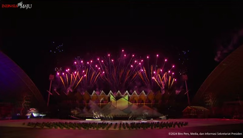Peresmian Pembukaan Pekan Olahraga Nasional XXI, Banda Aceh, 9 September 2024. (Tangkapan Layar Youtube)