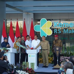 Jokowi Resmikan Rumah Sakit Terbesar di Makassar Garapan Adhi Karya