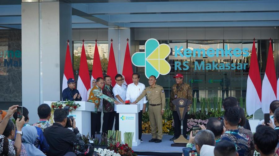 Peresmian rumah sakit terbesar di makassar