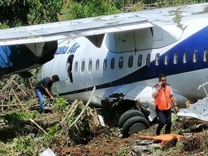 Pesawat Trigana Air Tergelincir di Bandara Kamanap, 42 Penumpang Selamat
