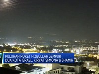Video: Puluhan Roket Hizbullah Hujani Israel