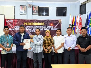 KPU Pastikan Berkas Vivit-Gus Umam Lengkap untuk Maju Pilkada Rembang