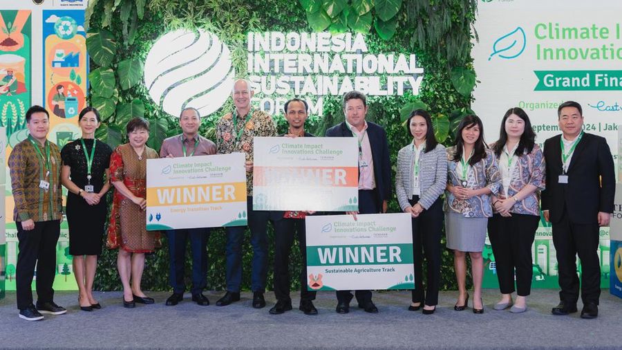 Pemenang Climate Impact Innovations Challenge (CIIC) 2024 yang diselenggarakan oleh East Ventures dan Temasek Foundation.