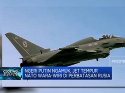 Video: Ngeri Putin Ngamuk, Jet Tempur NATO Berjaga di Perbatasan Rusia