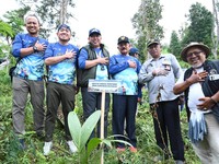 Hijaukan Desa Besakih, Pertamina Tanam 200 Pohon di Kaki Gunung Agung