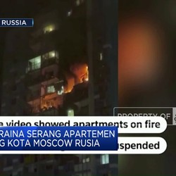 Video: Drone Ukraina Serang Apartemen di Jantung Kota Moscow Rusia