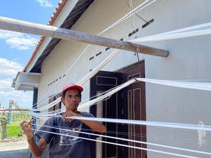 Industri Pemintalan Benang di Desa Jombor Klaten Eksis Sejak 1970-an