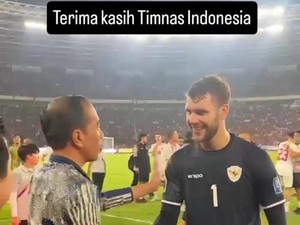 Jokowi Salami STY dan Pemain Usai Timnas Tahan Imbang Australia di GBK