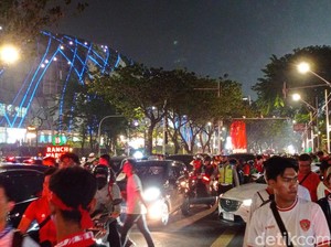 Laga Timnas Indonesia Vs Australia Tuntas, Lalin Sekitar GBK Macet