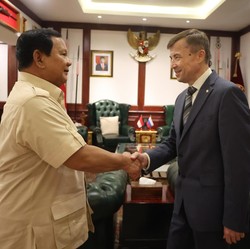 Momen Wakil Putin di RI Menghadap Prabowo