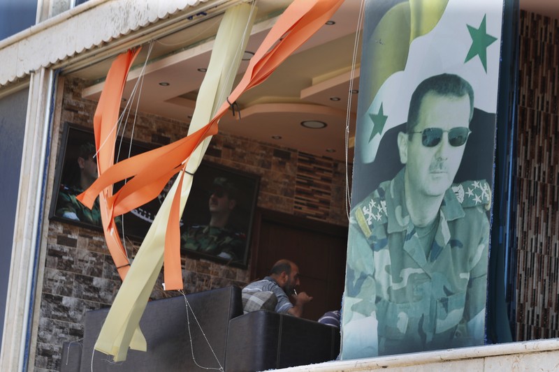 Suasana pasca serangan Israel di Masyaf, provinsi Hama, Suriah,Senin (9/9/2024). (REUTERS/Firas Makdesi) Suasana pasca serangan Israel di Masyaf, provinsi Hama, Suriah,Senin (9/9/2024). (REUTERS/Firas Makdesi)