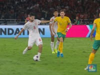 Potret Duel Sengit saat Timnas Indonesia Tahan Imbang Australia