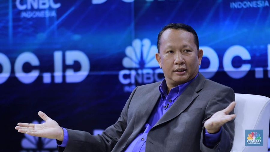 Chief Cloud Officer Lintasarta, Gidion Suranta Barus diacara Data Center Industry Dialogue CNBC Indonesia dengan tema 