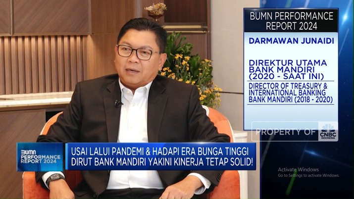 Darmawan Junaidi & Target Bank Mandiri Jadi Bank Terbaik ASEAN(CNBC Indonesia TV)