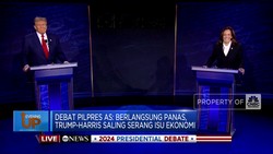 Video: Debat Pilpres AS Panas, Harris dan Trump Saling Serang