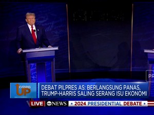 Video: Debat Pilpres AS Panas, Harris dan Trump Saling Serang