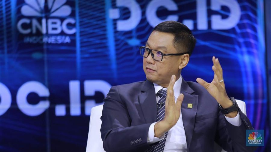 Direktur Utama PLN Darmawan Prasodjo diacara Data Center Industry Dialogue CNBC Indonesia dengan tema 