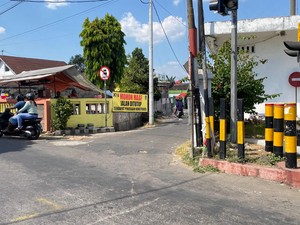 Jalan Samping Stasiun Klaten Mulai Ditutup Permanen, Ada Alih Fungsi