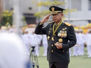 Bangganya Panglima TNI Hari Jadi ke-79 TNI AL Digelar di Kapal Perang Buatan Anak Negeri
