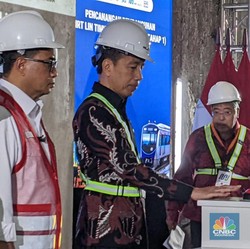 Jokowi Resmikan Proyek MRT Tomang-Medan Satria 24,5 Km, Ini Rutenya