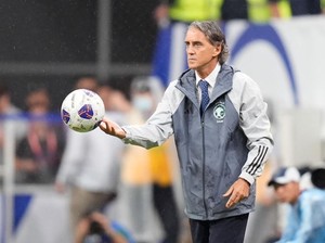 China Vs Arab Saudi: Mancini Puji Semangat Juang The Green Falcons