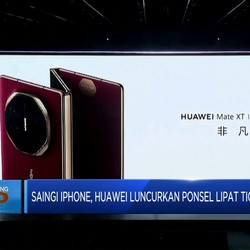 Video: Saingi Iphone, Huawei Luncurkan Ponsel Lipat Tiga