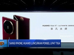 Video: Saingi Iphone, Huawei Luncurkan Ponsel Lipat Tiga