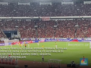 Tampil Fantastis, Paes Jadi Pemain Terbaik Indonesia vs Australia